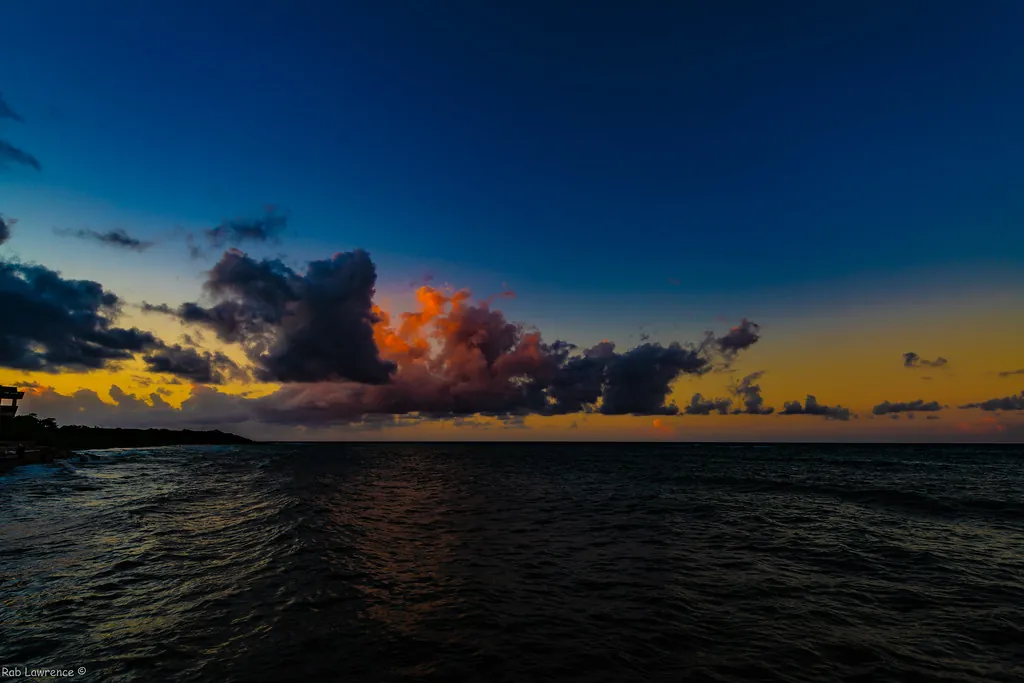 Sun Set Runaway Bay Jamaica.
